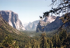 1997 - USA 191 (Yosemite National Park, CA - El Capitan Au fond, Half Dome)